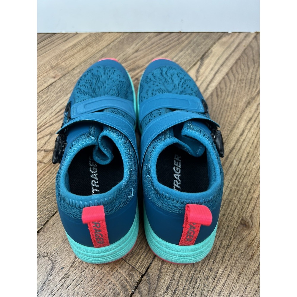 Bontrager Cadence Cycling Spin Workout Shoes Size 7 Teal Blue EUC - Picture 7 of 7